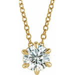 將圖片載入圖庫檢視器 Diamond Solitaire April Birthstone Necklace - Online Exclusive
