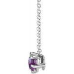 Load image into Gallery viewer, Lab Grown Alexandrite Solitaire June Birthstone Necklace - Online Exclusive
