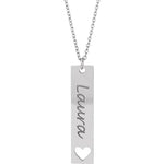 Load image into Gallery viewer, Engravable Bar Name Necklace - Online Exclusive
