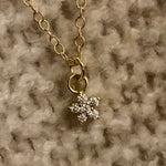 Load image into Gallery viewer, Dainty Floral Cubic Zirconia Necklace
