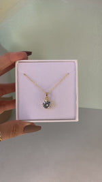 Load and play video in Gallery viewer, Solitaire Cubic Zirconia Necklace
