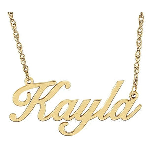 Personalized Script Nameplate Pendant - Online Exclusive