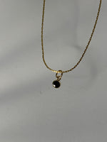 Load image into Gallery viewer, Black Cubic Zirconia Snake Chain
