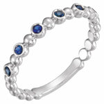 Charger l&#39;image dans la galerie, Blue Sapphire Stacking Band - Online Exclusive
