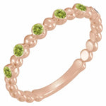 Load image into Gallery viewer, Peridot Stacking Band - Online Exclusive
