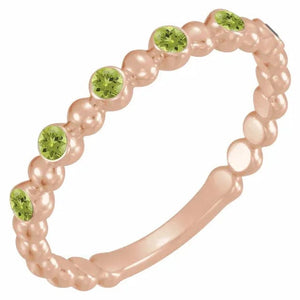 Peridot Stacking Band - Online Exclusive