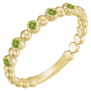 Peridot Stacking Band - Online Exclusive