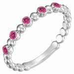 Charger l&#39;image dans la galerie, Pink Tourmaline Stacking Band - Online Exclusive
