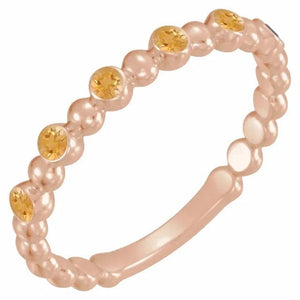 Citrine Stacking Band - Online Exclusive