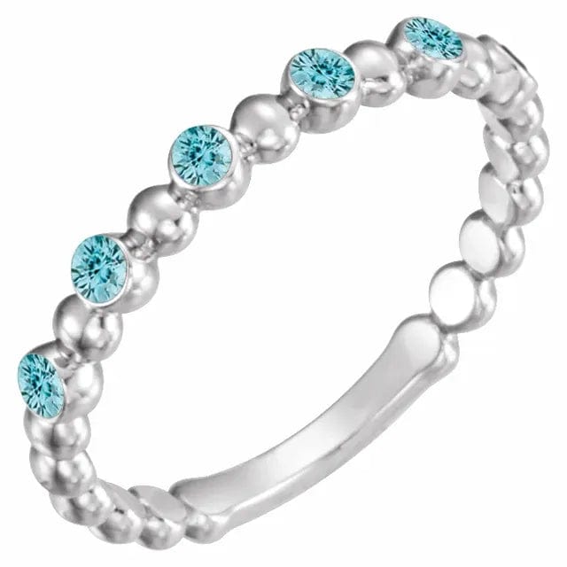 Blue Zircon Stacking Band - Online Exclusive