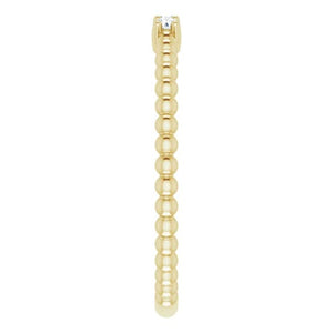 Diamond Beaded Stacking Ring - Online Exclusive