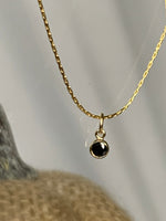 Load image into Gallery viewer, Black Cubic Zirconia Snake Chain
