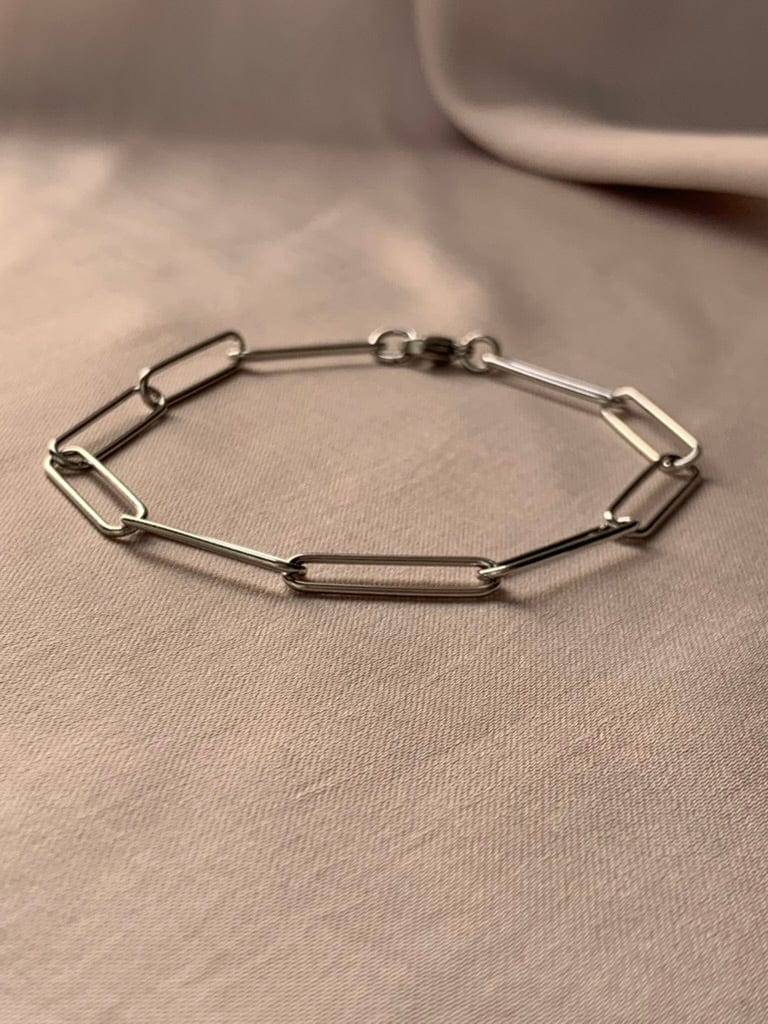 Stainless Steel Paperclip Bracelet
