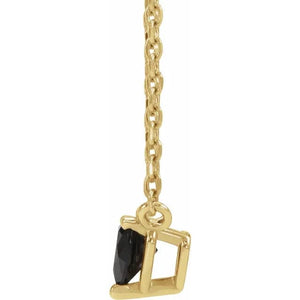 Black Onyx Heart Necklace - Online Exclusive