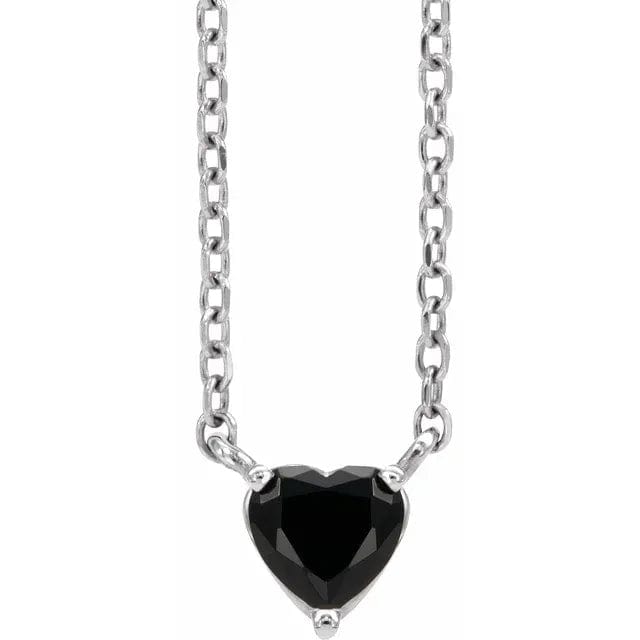 Vintage black onyx pendant necklace Unique oval cut black stone spinel –  PENFINE