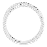 Charger l&#39;image dans la galerie, Criss-Cross Rope Metal Ring - Online Exclusive
