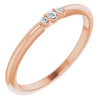 Load image into Gallery viewer, Diamond Stacking Ring - Online Exclusive
