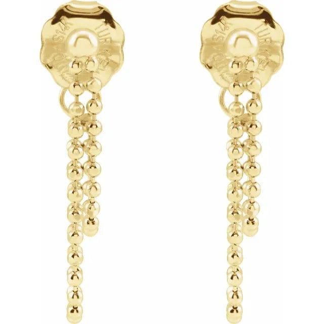 Bead Chain Stud Earrings - Online Exclusive