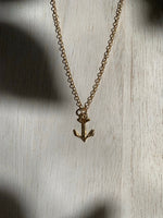 Load image into Gallery viewer, Delicate Gold Nautical Necklace
