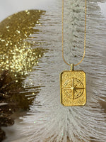 Load image into Gallery viewer, Compass Coin Pendant
