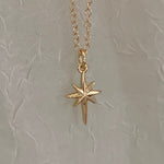 Load image into Gallery viewer, North Star Charm Necklace - Jewelers Garden
