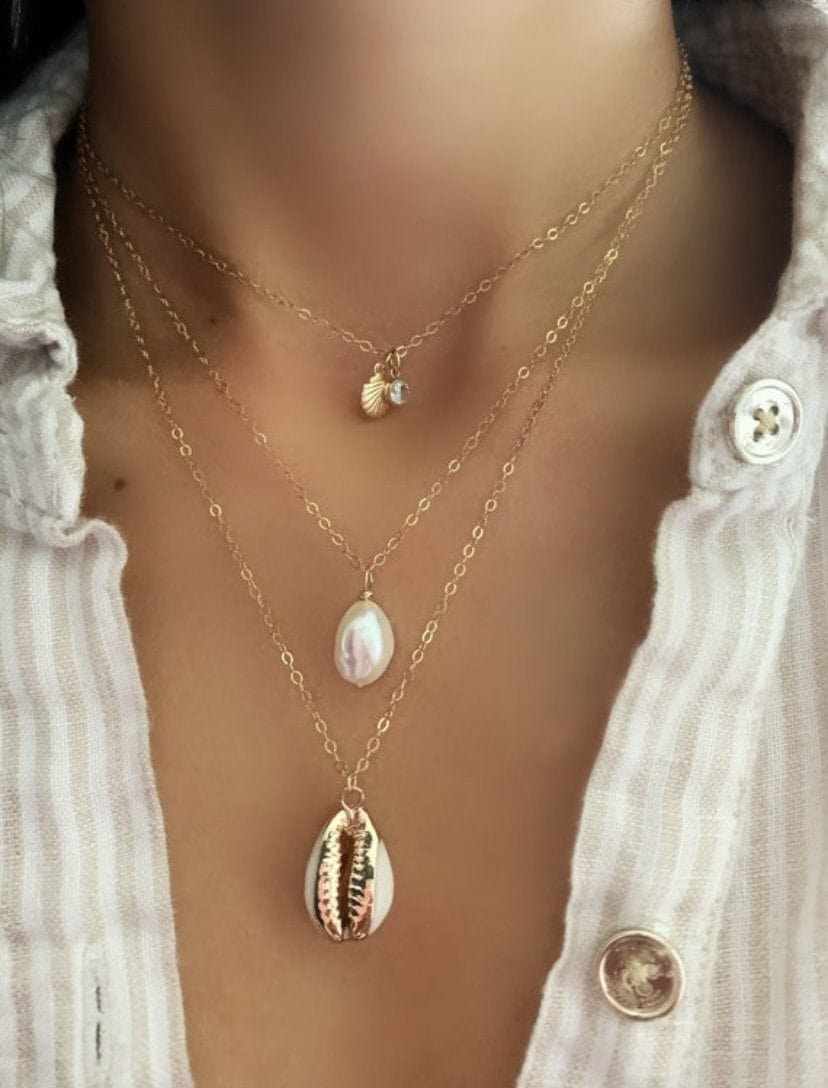 Pearl drop necklace - Jewelers Garden