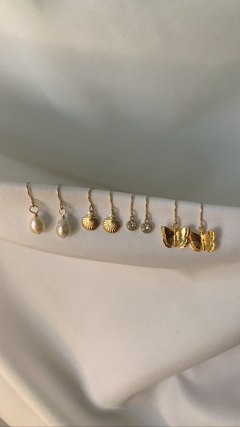 Mini Seashell Dangle Earrings - Jewelers Garden