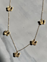 Cargar imagen en el visor de la galería, Gold Butterfly Necklace - Jewelers Garden
