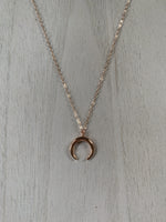 Load image into Gallery viewer, Rose Gold Crescent - Jewelers Garden
