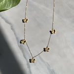將圖片載入圖庫檢視器 Gold Butterfly Necklace - Jewelers Garden
