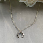 Load image into Gallery viewer, Silver Crescent - Jewelers Garden
