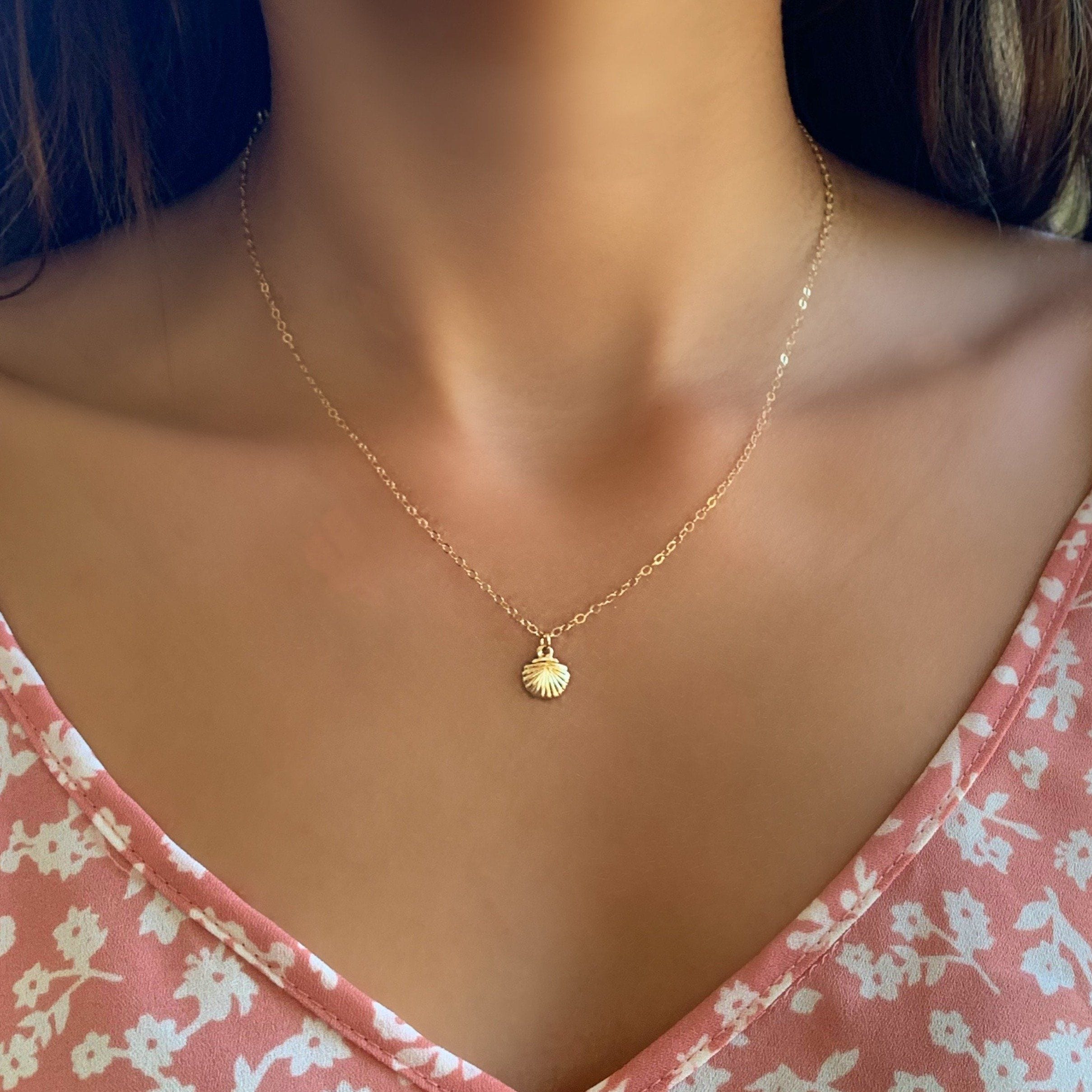 Gold Shell Necklace - Jewelers Garden