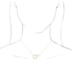 Load image into Gallery viewer, Interlocking Circle Necklace - Online Exclusive

