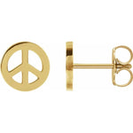 Charger l&#39;image dans la galerie, Peace Sign Earrings - Online Exclusive
