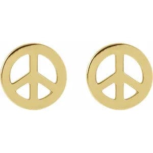 Peace Sign Earrings - Online Exclusive