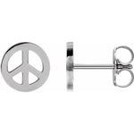 Cargar imagen en el visor de la galería, Peace Sign Earrings - Online Exclusive
