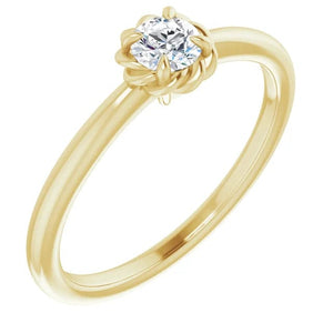 Rope Solitaire Diamond Ring 1/5ct - Online Exclusive