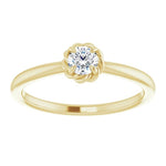 Load image into Gallery viewer, Rope Solitaire Diamond Ring 1/5ct - Online Exclusive
