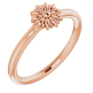 Floral Metal Ring - Online Exclusive