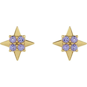 Tanzanite Celestial Earrings - Online Exclusive